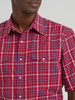WRANGLER WRINKLE RESIST RED PLAID - MENS SHIRT  - 112374878