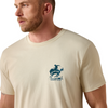 ARIAT SPLIT FREEDOM PAINTED NATURAL - MENS TEE  - 10071200