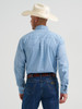 WRANGLER GEORGE STRAIT BABY BLUE CROSS - MENS SHIRT  - 112374582