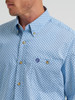 WRANGLER GEORGE STRAIT BABY BLUE CROSS - MENS SHIRT  - 112374582