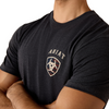 ARIAT AMERICAN BISON CHARCOAL - MENS TEE  - 10071195