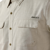 ARIAT VENTTEK FITTED BURNT OLIVE - MENS SHIRT  - 10071762