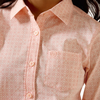 ARIAT KIRBY TROPICAL PEACH GEO - KIDS GIRLS SHIRT - 10071276