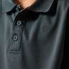 ARIAT TEK POLO DARK SLATE - KIDS BOYS POLO - 10071423