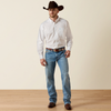 ARIAT JAYSON WHITE SOUTHWESTERN GEO - MENS SHIRT  - 10071611