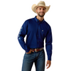 ARIAT TEAM LOGO TWILL BLUE DEPTHS - MENS SHIRT  - 10071687