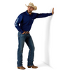 ARIAT TEAM LOGO TWILL BLUE DEPTHS - MENS SHIRT  - 10071687