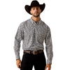 ARIAT TEAM JANSON WHITE GREY - MENS SHIRT  - 10071029