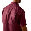 ARIAT PRINTED VENTTEK CLASSIC MAROON - MENS SHIRT  - 10071055