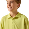 ARIAT TEK POLO LIME SHERBERT - KIDS BOYS POLO - 10071424