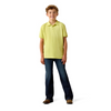 ARIAT TEK POLO LIME SHERBERT - KIDS BOYS POLO - 10071424
