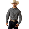 ARIAT PRO SERIES TOBIN BLACK PLAID - MENS SHIRT  - 10071726
