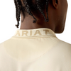 ARIAT TEK FITTED CREME BRULEE - MENS POLO  - 10071648