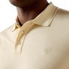 ARIAT TEK FITTED CREME BRULEE - MENS POLO  - 10071648