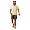 ARIAT TEK FITTED CREME BRULEE - MENS POLO  - 10071648