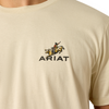 ARIAT RIDE EM COWBOY NATURAL - MENS TEE  - 10071199