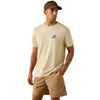 ARIAT RIDE EM COWBOY NATURAL - MENS TEE  - 10071199