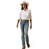 ARIAT WHITE VENTTEK - LADIES SHIRT  - 10071144