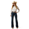 ARIAT HIGH RISE VIVIENNE SLIM PLUMAS - LADIES JEANS  - 10072965
