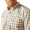 ARIAT PRO SERIES CULLEN SAND PLAID - MENS SHIRT  - 10059018