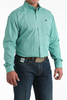 CINCH TURQUOISE WEAVE PRINT - MENS SHIRT  - MTW1106034