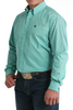 CINCH TURQUOISE WEAVE PRINT - MENS SHIRT  - MTW1106034