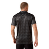 ARIAT ALL OVER BLACK PAISELY PRINT - MENS POLO  - 10076123