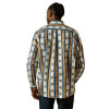 ARIAT SHILO CLASSIC FIT BLUE PRINT - MENS SHIRT  - 10062236