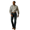 ARIAT SHILO CLASSIC FIT BLUE PRINT - MENS SHIRT  - 10062236