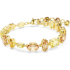 SWAROVSKI GEMA MIXED CUTS GOLD TONE - ACCESSORIES JEWELRY BRACELET - 5718072