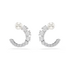 SWAROVSKI MATRIX HOOP CRYSTAL PEARL - ACCESSORIES JEWELRY EARRINGS - 5701602