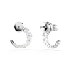SWAROVSKI MATRIX HOOP CRYSTAL PEARL - ACCESSORIES JEWELRY EARRINGS - 5701602