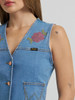 WRANGLER LAINEY WILSON BLUE DENIM VEST - LADIES VESTS  - 112375559