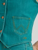 WRANGLER LAINEY WILSON TURQUOISE DENIM - LADIES VESTS  - 112375558