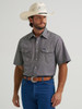 WRANGLER CHAMBRAY WORKSHIRT CHARCOAL - MENS SHIRT  - 112374841