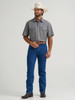 WRANGLER CHAMBRAY WORKSHIRT CHARCOAL - MENS SHIRT  - 112374841