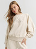 WRANGLER LAINEY WILSON SWEATSHIRT CREAM - LADIES SWEATSHIRT  - 112375627