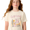 ARIAT COWGIRL VIBES NATURAL - KIDS GIRLS TEE - 10071704