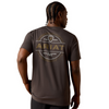 ARIAT WOODEN RETICLE BROWN - MENS TEE  - 10070343