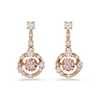 SWAROVSKI CONSTELLA DROP ROUND CUT PINK - ACCESSORIES JEWELRY EARRINGS - 5744239