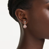 SWAROVSKI CONSTELLA DROP ROUND CUT PINK - ACCESSORIES JEWELRY EARRINGS - 5744239