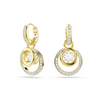 SWAROVSKI HYPERBOLA DROP ROUND CUT GOLD - ACCESSORIES JEWELRY EARRINGS - 5738249