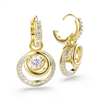 SWAROVSKI HYPERBOLA DROP ROUND CUT GOLD - ACCESSORIES JEWELRY EARRINGS - 5738249