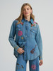 WRANGLER LAINEY WILSON DENIM PRINT - LADIES SHIRT  - 112375521