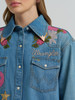 WRANGLER LAINEY WILSON DENIM PRINT - LADIES SHIRT  - 112375521