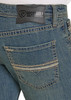 ROCK & ROLL PLEATHER EMB PISTOL STRAIGHT - MENS JEANS  - BM1PD08015
