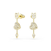 SWAROVSKI IDYLLIA DROP HEART WITH ARROW - ACCESSORIES JEWELRY EARRINGS - 5737295