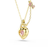 SWAROVSKI IDYLLIA HEART KEY PINK GOLD - ACCESSORIES JEWELRY NECKLACE - 5737288