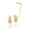 SWAROVSKI IDYLLIA EAR CUFF HEART KEY - ACCESSORIES JEWELRY EARRINGS - 5737294