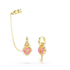 SWAROVSKI IDYLLIA EAR CUFF HEART KEY - ACCESSORIES JEWELRY EARRINGS - 5737294